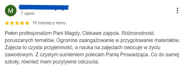 Opinia kursanta English Plus
