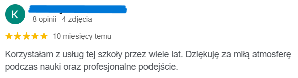 Opinia kursanta English Plus